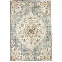 FRAAI Vintage buitenkleed - Santo Mandala Blauw/Grijs - 160x230cm