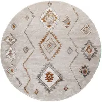 FRAAI Berber vloerkleed rond - Blend Aztec Beige - Ø 160cm