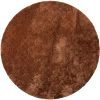 NATURL. Rond wasbaar vloerkleed - Clean Roest - Ø 160cm
