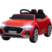 AIYAPLAY Elektrische kinderauto, 12V kinderauto met 2.4G afstandsbediening, MP3-muziek
