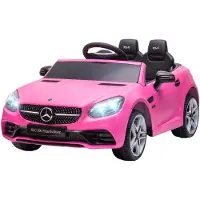 AIYAPLAY Electric Ride-on Car-Kunststoff, Metall-107L x 62,5B x 44H cm-Rosa