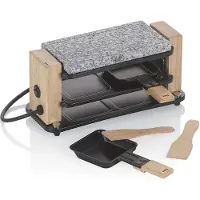 kela Steengrill voor 2 personen, 300W, gemaakt van graniet, hout en staal, afmetingen 27 x 11 x 13 cm - | Bedretto