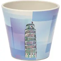 Quy Cup - 90ml Ecologische Reis Beker - Espressobeker City Collection “Pisa”