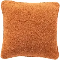 Dutch decor ONNO - sierkussen 60x60 cm - bouclé - Brandied Melon - oranje - Inclusief binnenkussen - Luxe kussens voor woonkamer & bank