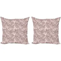 Abakuhaus Tropische Kussenhoes – Set van 2x40x40 cm – Microvezel