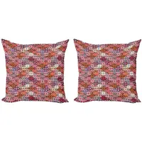 Abakuhaus Set kussenhoezen 2x Nomadic Rug – dubbelzijdig bedrukt – 40x40