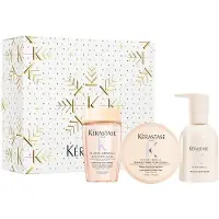 Kérastase Gloss Cream Trio XMas Set - Geschenkset für langes, zu frizz neigendem Haar Haarverzorgingsset 1 st