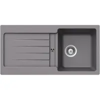 Schock spoelbakken, model TYPOS D-100S, in de kleur CROMA