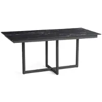 Tierra Outdoor Rivera dining tafel trespa marble charcoal 150 x 90 cm