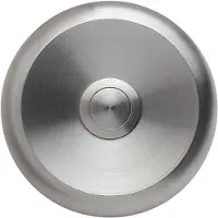 Grothe Deurbelknop, rond, 80 mm, roestvrij staal, ETA S 100 (55540)