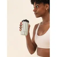 Qwetch Travel mug Geïsoleerd - Allure Matt Linnendegroen