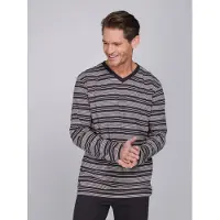 Pastunette Pyjama lang 'Urban Essence' crème / donkerbruin