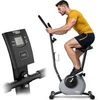 Trex Sport TX-250BB Jolt – Hometrainer Fiets – Fitness Fiets – Mechanisch – LCD-scherm voor Calorieën – Met Bidonhouder – Verstelbare Weerstand – Verstelbaar Zadel – Thuisgym – Max. 100 kg – Grijs