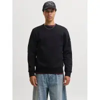 Jack & Jones Sweatshirt 'JJCleveland' zwart