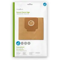 Nedis Stofzuigerzak - 10 Stuks - Papier - Meest verkocht voor: Hoover H58 - Bruin