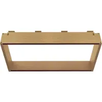 Boss & Wessing BWS Sensa Opbouwnis 60x30x8cm Geborsteld Brons PVD
