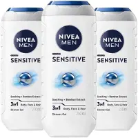 Nivea 3x Shampoo & Douchegel 3in1 Sensitive 250 Ml