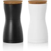 AdHoc Peper- en Zoutmolen Twin Zwart & Wit 13,3 cm