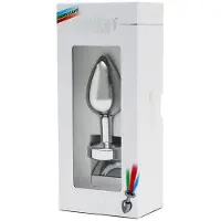 RIMBA TOYS - RVS Buttplug Met LED-Verlichting Pisa - Zilver