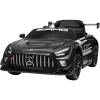 AIYAPLAY Electric Ride-on Car-Kunststof, Metaal-115L x 66B x 44H cm-Zwart