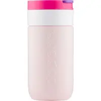 Dopper Travel Mug 300 ml berry pink - RVS - geïsoleerd