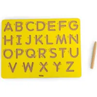 Vigatoys Graphomotorisch bord Grote letters leren schrijven - UNI