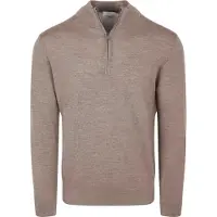 Profuomo Ppxj30025d pullover half zip brown