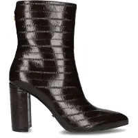 Mexx Vida Indy Enkellaarsjes - Enkelboots met rits - Dames - Bruin - Maat 37