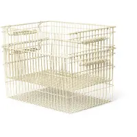 Ferm Living Cala stapelbare mand 2-pack Cashmere, 36,2x26,2x20,2 cm