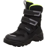 Superfit Snowboots 'SNOW MAX' grijs / lichtgroen / zwart