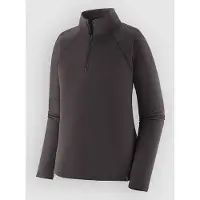 Patagonia - Women's Capilene Midweight Zip-Neck - Synthetisch ondergoed L, grijs