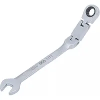 Bgs Dubbelgekoppelde ratelring steeksleutel buigbaar SW 10 mm