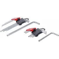 Bgs Haakse steeksleutelset lang T-profiel (voor Torx) T10 - T50 / inbus 1.5 - 10 mm 18 st. (T-profiel)