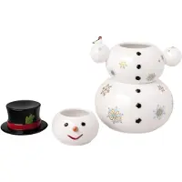 Villeroy & Boch Christmas Toy's Memory sneeuwpop pot 4 delen Wit