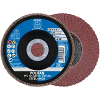 PFERD TOOLS 67708125 PFC 125 A 80 SG STEELOX Lamellenschijf Diameter 125 mm Boordiameter 22.23 mm Korrelgrootte (num) 80 RVS, Staal 10 stuk(s)