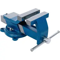 Bgs Stalen bankschroef - gesmeed - 150 mm spanbekken