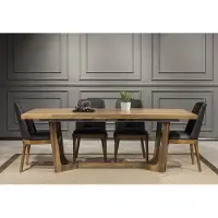 AEA Esstisch Stuhl Set Garnitur Stuhlgruppe Möbel Stühle Essgarnitur Holz Tische
