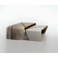 AEA Couchtisch Wohnzimmermöbel Kaffetisch Tisch Design Bizzotto Set 2x Tische