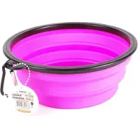 Benson Hondenvoerbak - Kattenvoerbak - Ø 19 cm - Opvouwbaar - Roze