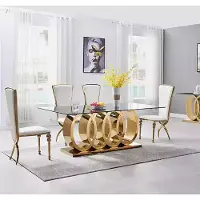 AEA Moderner Esstisch Edelstahltisch Esszimmer Tische Designer Möbel Tische