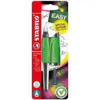 Stabilo EASYbuddy NEON - Ergonomische Vulpen - Groen - Standaard M Punt Voor Rechtshandigen