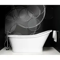 AEA Klassische Design Wannen Freistehende Moderne Badewanne Bad Wanne Weiß 160x68cm