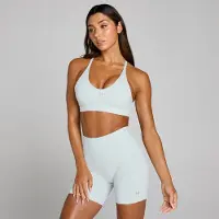 Myprotein MP Women's Tempo Ultra Naadloze Sport-bh - Blauw Aura - XXL