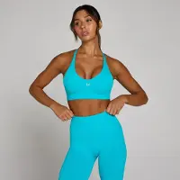 Myprotein MP Women's Tempo Ultra Naadloze Sport-bh - Elektrisch Blauw - L