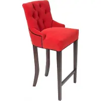 AEA Bar Hocker Chesterfield Stühle Garnitur Hotel Stuhl Textil Polster Gruppe 10xSet