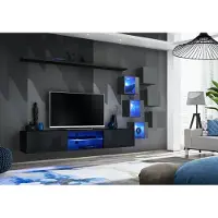 AEA TV-Ständer Wohnwand Sideboard Luxus Garnitur Modern Designer Regale Komplett