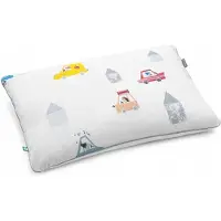 Mumla Kinder Kussensloop Auto 40x40 cm Katoen met Rits