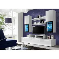 AEA Wohnzimmer Komplett Wohnwand Regale Luxus Wandschrank Einrichtung