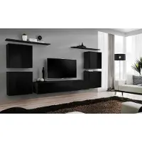 AEA Wohnzimmer Wandregal Einrichtung Wohnwand Luxus Komplett Set Wandschrank