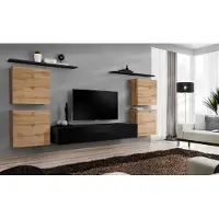 AEA Luxus Einrichtung Wohnwand TV Ständer Design Sideboard Wandschrank